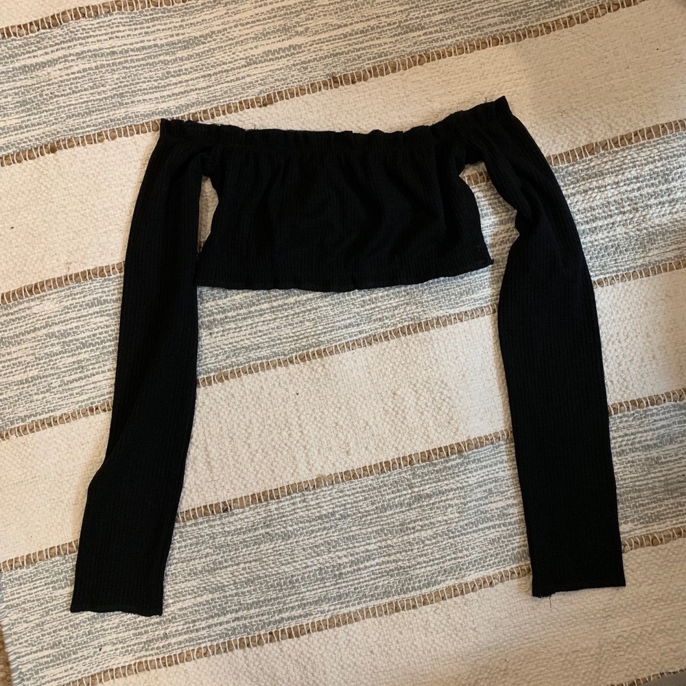 Black Crop Top